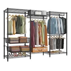 Closet Organizer Rack With Basket Drawers