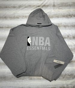 Essentials Fear Of God NBA Hoodie Warm Heather Grey