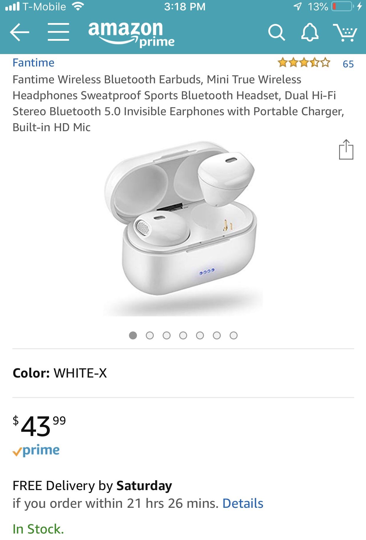 Fantime wireless Bluetooth earbuds