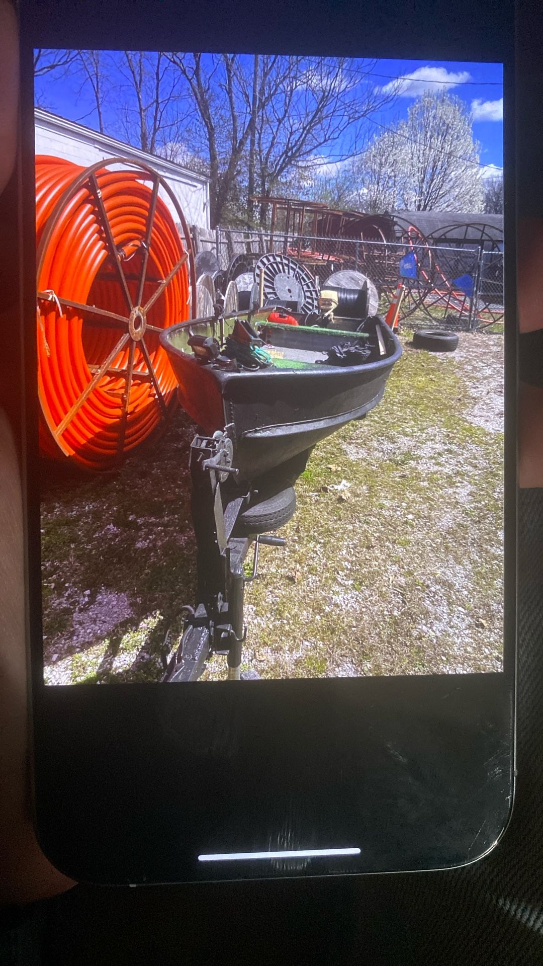 14 Ft Jon Boat with Trailer