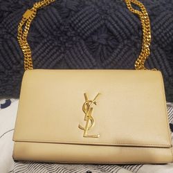 Medium Beige Ysl Purse