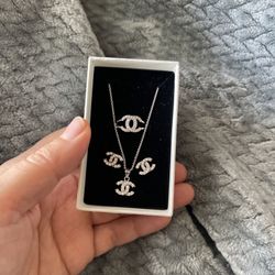 925 Leaf Clover Sterling Silver Sets. Assorted Great Christmas’s Gift New 