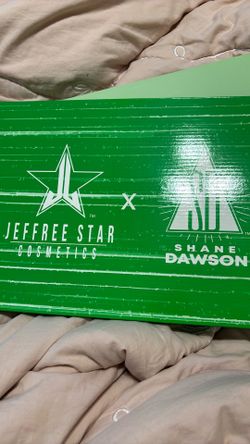 Jeffree star X Shane Dawson green glitter hand mirror