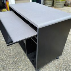 Computer Desk with slide out shelf for keyboard