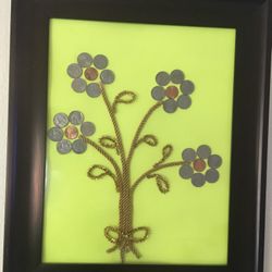 New Handmade Money Tree Wall Decor 