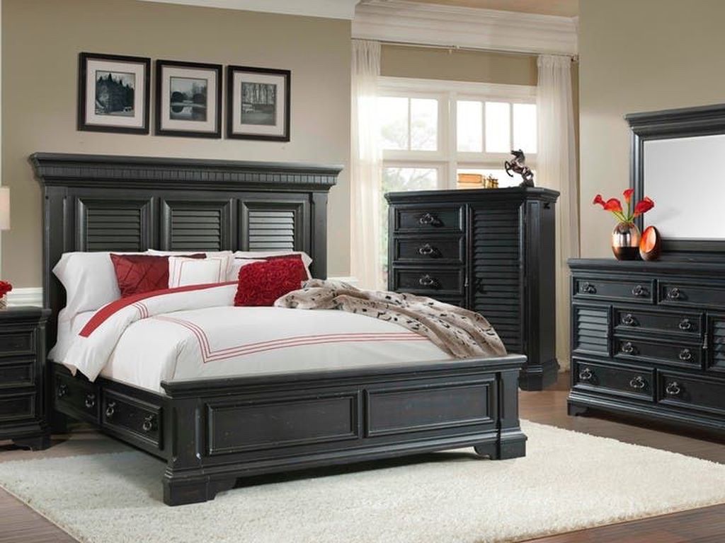 Solid wood 5 piece bedroom set