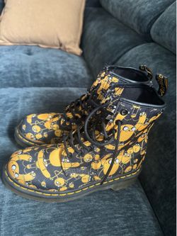 “Jake The Dog” Dr. Martens New Size 5 Male/ 6 Ladies. And size 5.5 for Big Kids. $30 Cash