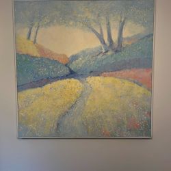 Large Hand Painted Original 