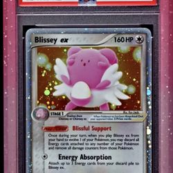 2005 POKEMON Ex Unseen Forces Blissey #101 PSA 8 (POP 132)