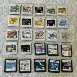 Nintendo 3ds DS game lot bundle Animal crossing smash bros zelda mario kart sonic kingdom hearts one piece monster hunter
