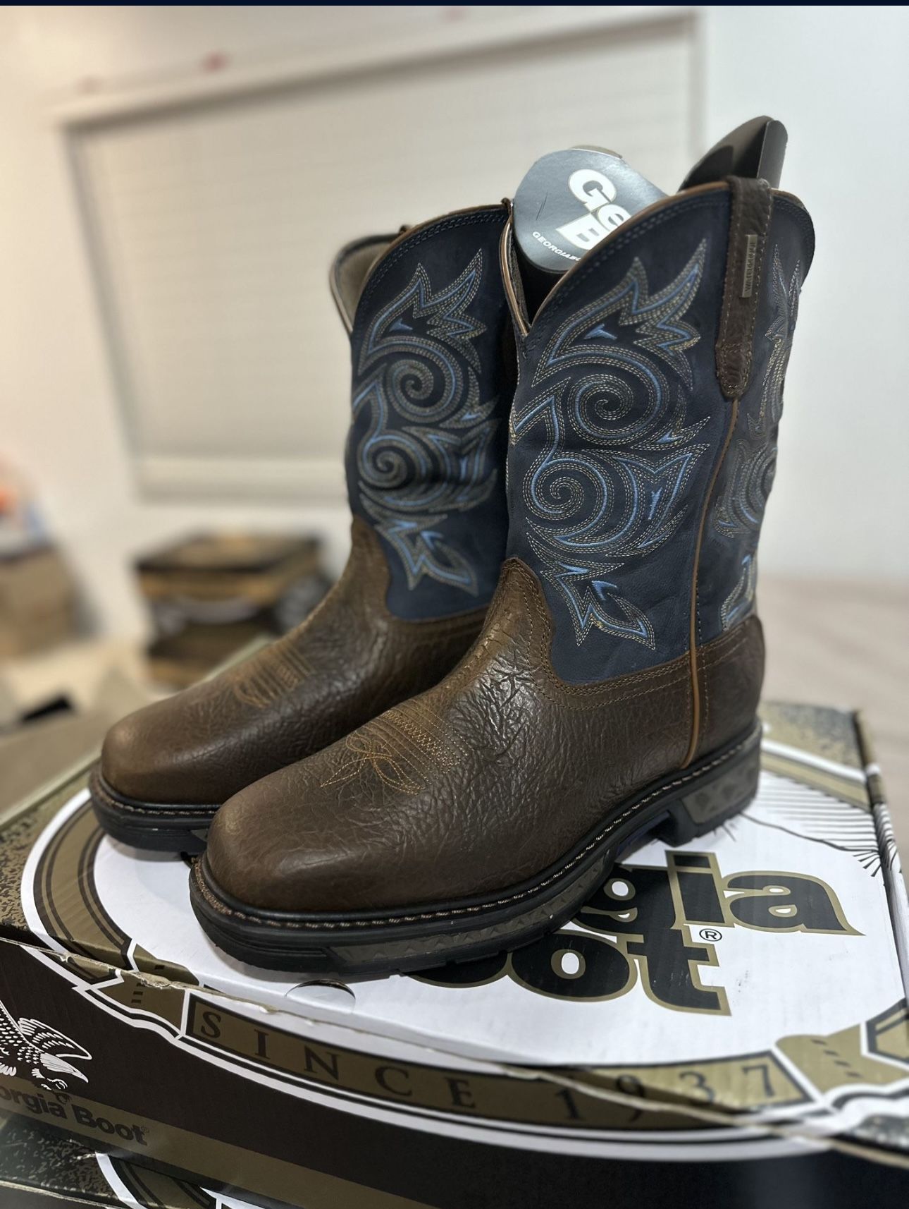 Work Boots Square Toe