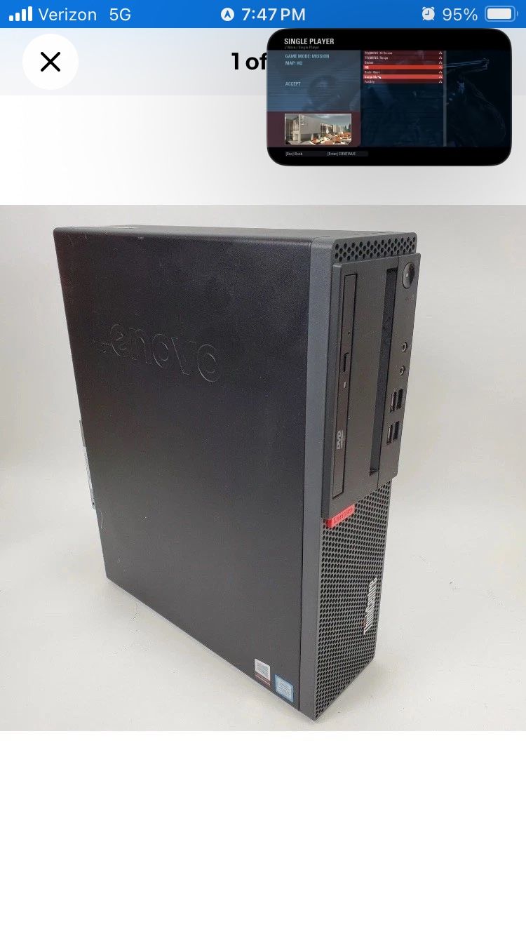 Lenovo ThinkCentre M710s Desktop Computer