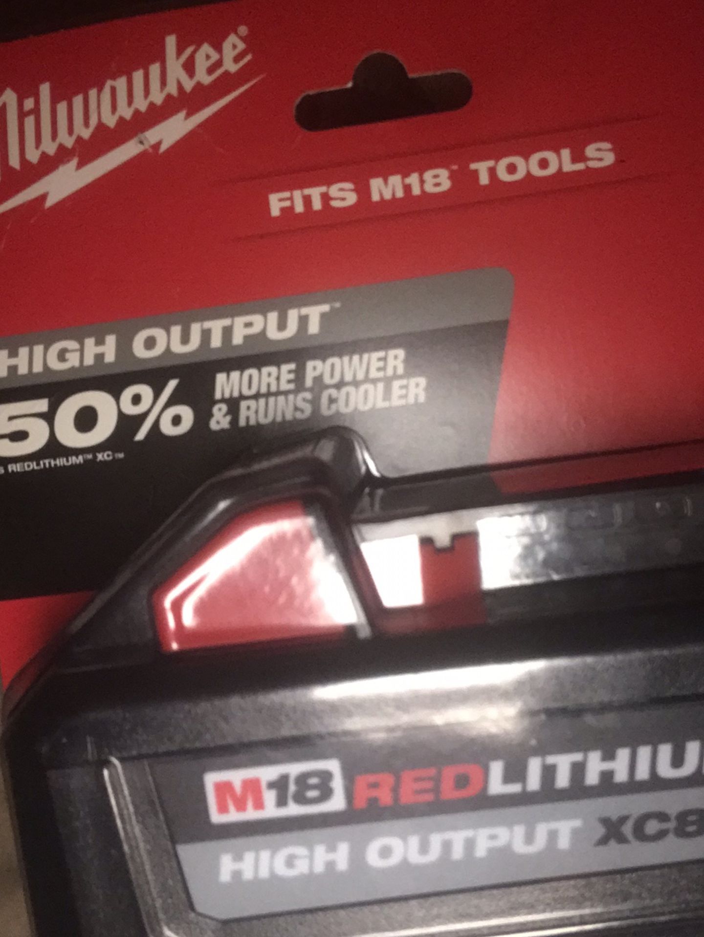 Milwaukee High Output 8.0 Battery Brand New