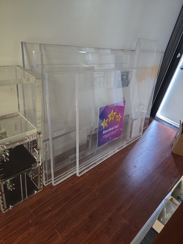 Multiple Bulletproof Glass Pieces