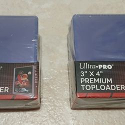 Brand new sealed Ultra Pro toploader packs.  $7 each or $10 for the both together 