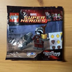 Lego Marvel Rocket Raccoon Exclusive Retired Poly Bag