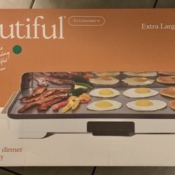 Beautiful Kitchenware Extra Large Electric Griddle 12”x22”