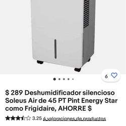 Dehumidifier Soleusair