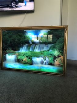 Waterfall frame with sound