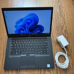 Dell Laptop 13”/8GB RAM/256GB SSD/Windows 11/Fully Functional