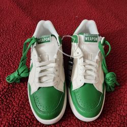 Converse Weapon OX Low Green White A11957C Unisex Sneakers