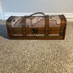 Leather Wine Box Holder