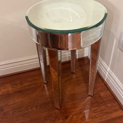Modern Mirrored Accent Table