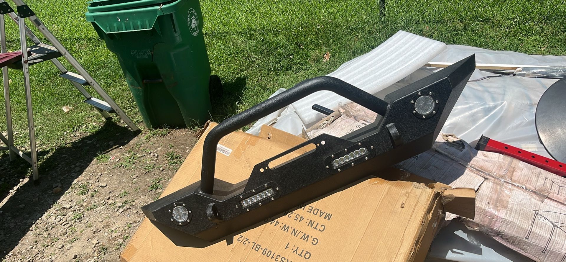 After market Front Bumper For Jeep Wrangler 