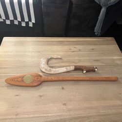 Disney Moana Pretend Play Toys Moana's Oar Paddle & Mauis Magical Fish Hook  WORKS for Sale in Largo, FL - OfferUp