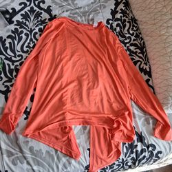 Ladies Dry Fit LS TIe Back