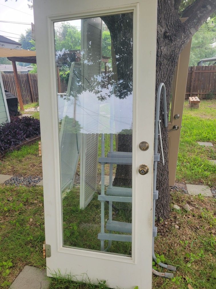 Solid Exterior Door 31 1/2 x 79 $125 Must Pick Up