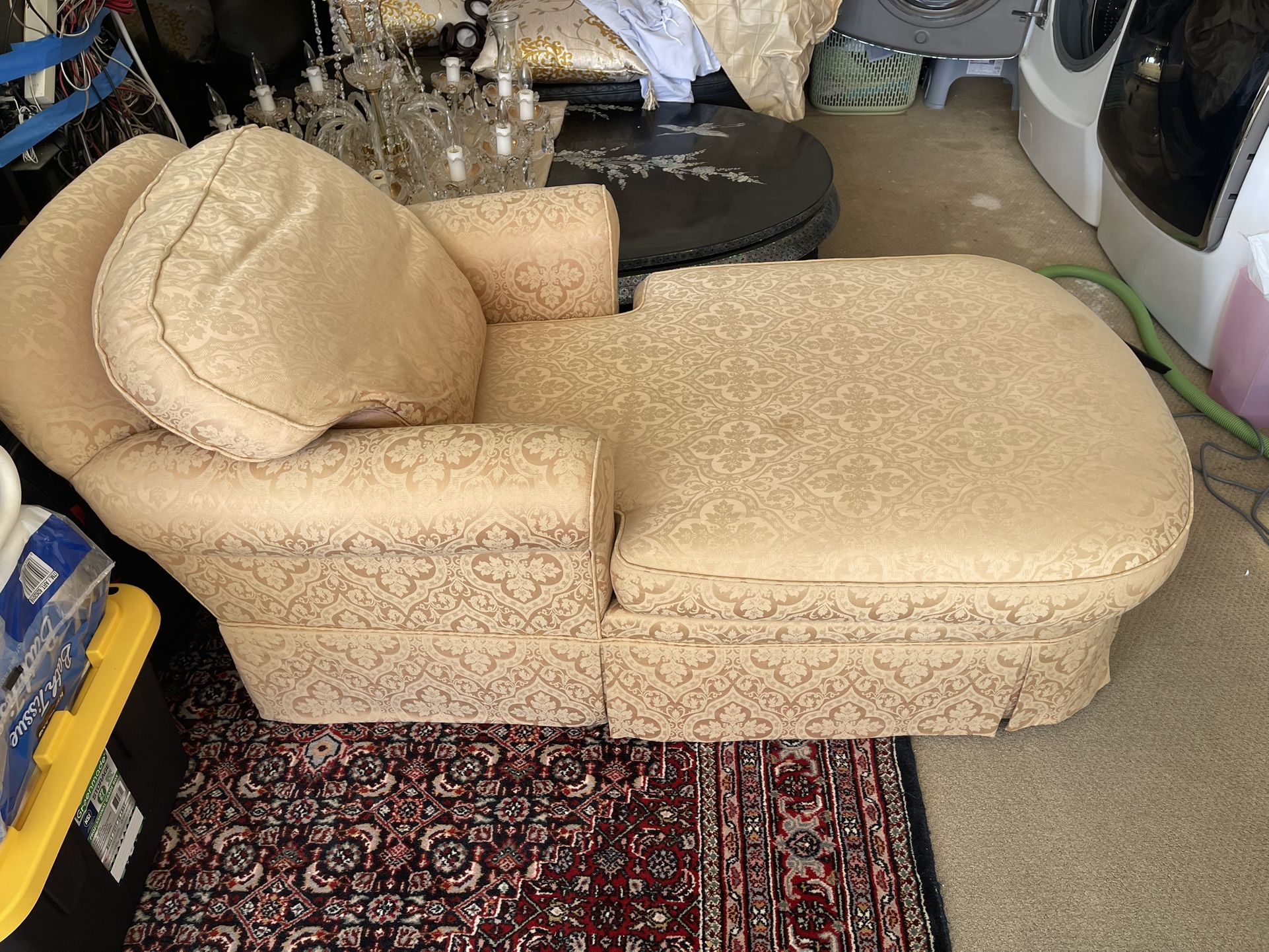 Vintage Ethan Allen Chaise Lounge Chair