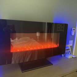 Electric Fireplace And Space Heater 