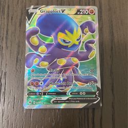 Grapploct V Pokémon Card