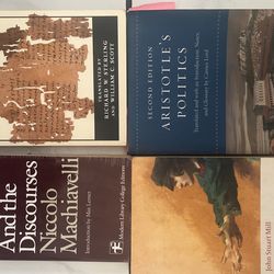 PoliSci Books- Plato. Aristotle, Machiavelli