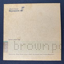 Roni Size Reprazent Western / Brown Paper Bag CD Single 1997 CD TLCC28 (Rare Collectors Item!)