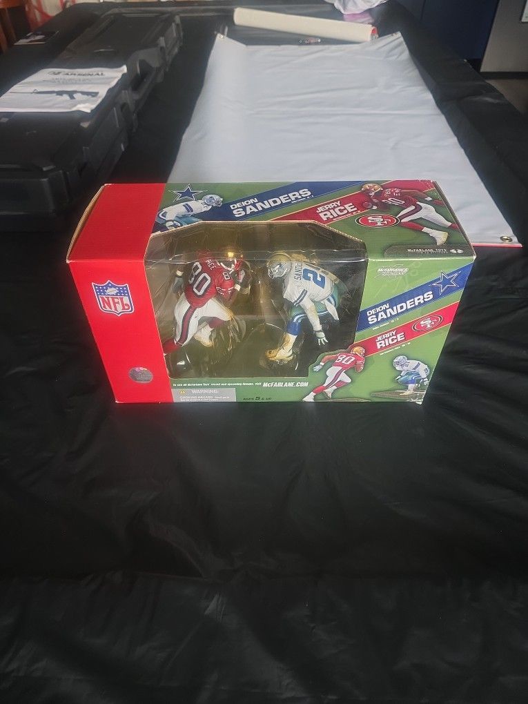 MCFARLANE SPORTSPICKS RICE VS SANDERS
