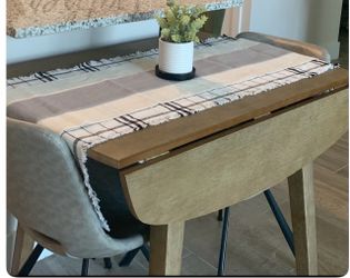 Small Drop-Leaf Dining Table with 4 Chairs