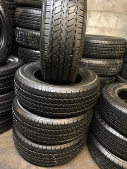 SET CONTINENTAL 255/65/17 SEMI NEW 95%TREAD LIFE $260 INCLUDE PROFESSIONAL INSTALLATION AND TAX