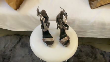 Steve Madden Macall Stiletto Silver Shoes 6