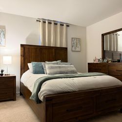 Queen Bedroom Set With Mattress