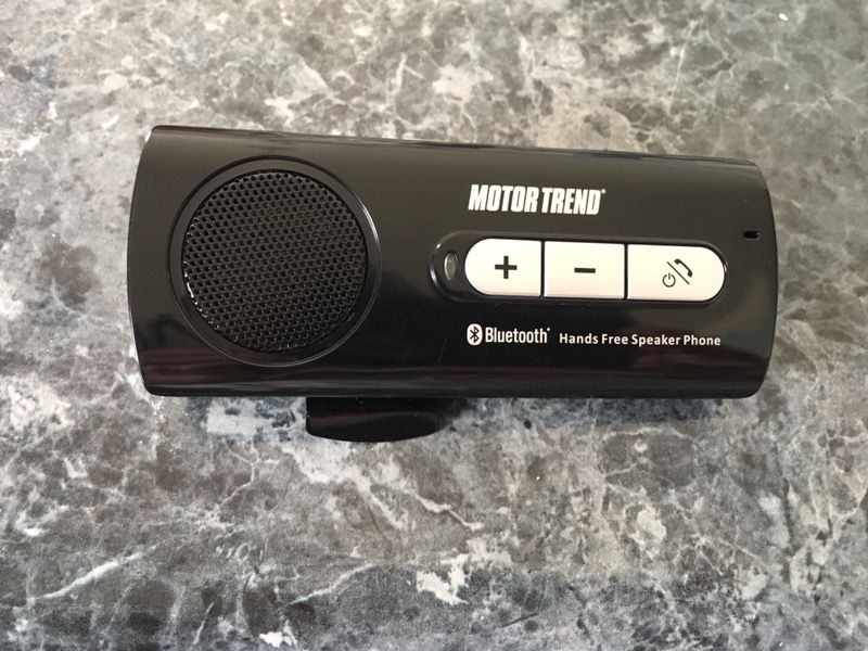 Motor Trend Bluetooth hands free speaker phone