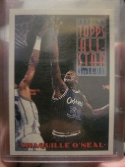 Shaquille O'Neal Topps All-Star Basketball Card