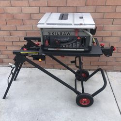 SKIL TABLE SAW AND CRAFTSMEN STAND 