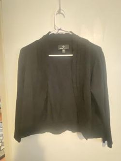Ronni Nicole Women's Black Open Cardigan Size XL NWOT