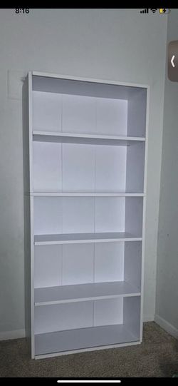 White Bookshelf