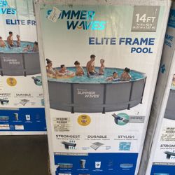 14x42 ft Framed Pool Set - New - $380