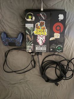 Sony PlayStation 4 Console with Controller and Cables