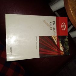 2013 Toyota Prius Car Manual 