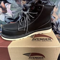 Avenger Wedge Men’s Moc Carbon Nanofiber Toe Electrical Hazard Waterproof Work Boot